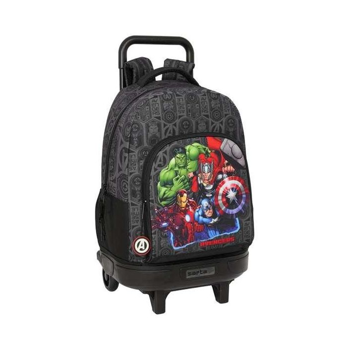 Mochila Safta Grande Con Ruedas Compact Extraible Avengers Vendetta 450x330x220 mm Mochila Safta Grande Con Ruedas Compact Extraible Avengers Vendetta 450x330x220 mm