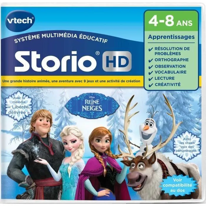 Vtech Juego Educativo Storio Frozen Francés para Tabletas y Consola TV (4-8 Años) 0 Vtech Juego Educativo Storio Frozen Francés para Tabletas y Consola TV (4-8 Años) 0