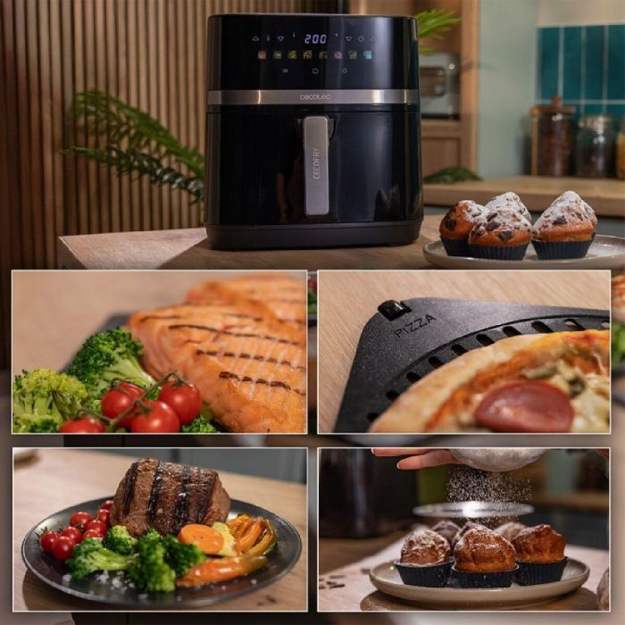 Freidora de Aire Cecotec Cecofry&Grill Duoheat 8000 2200 W 8 L 1