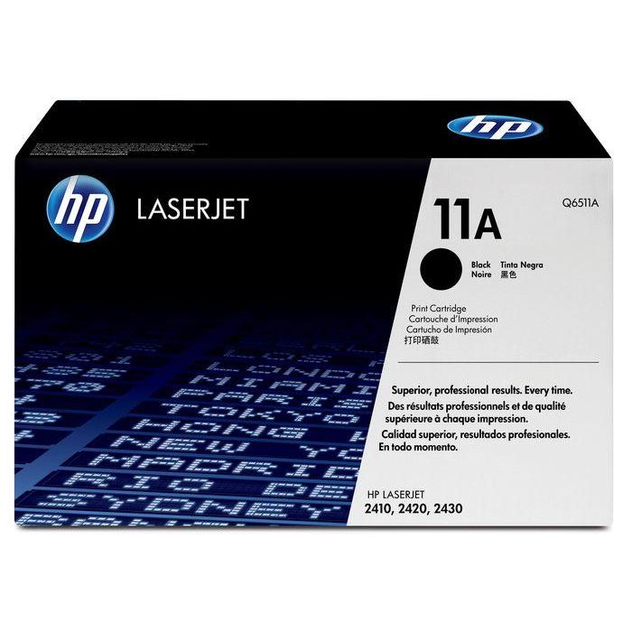 HP 11A Black Original LaserJet Toner Cartridge 1 HP 11A Black Original LaserJet Toner Cartridge 1