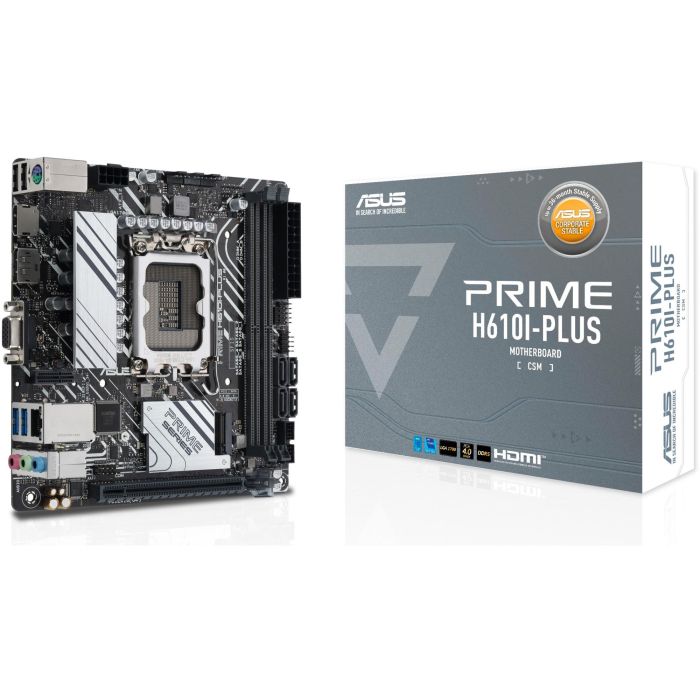 ASUS PRIME H610I-PLUS-CSM Placa Base, Intel LGA 1700, DDR5, mATX