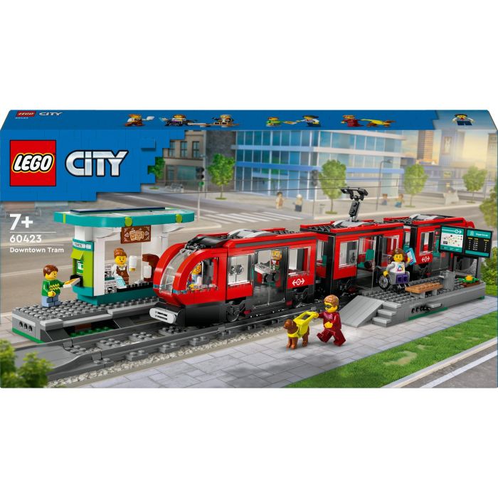 LEGO 60423 City Tranvía y Estación del Centro de la Ciudad, set de juego de construcción para niños a partir de 7 años 0 LEGO 60423 City Tranvía y Estación del Centro de la Ciudad, set de juego de construcción para niños a partir de 7 años 0