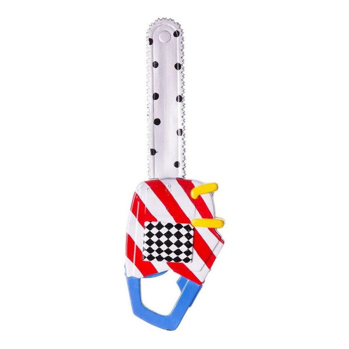 My Other Me Sierra diabólica de juguete, fabricada en PVC resistente, perfecta como accesorio de disfraz. Para niños de 3 años en adelante, sin pilas. My Other Me Sierra diabólica de juguete, fabricada en PVC resistente, perfecta como accesorio de disfraz. Para niños de 3 años en adelante, sin pilas.