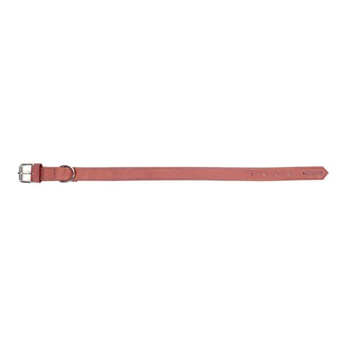 Gloria Collar Oasis 40 cm X 15 mm Rosa Piel Nobuck Doble Capa Costura Reforzada