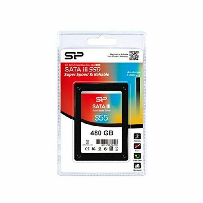 Silicon Power SP480GBSS3S55S25 Disco Duro Interno SSD 480GB 2.5" SATA III Lectura 560MB/s Escritura 530MB/s 2 Silicon Power SP480GBSS3S55S25 Disco Duro Interno SSD 480GB 2.5" SATA III Lectura 560MB/s Escritura 530MB/s 2