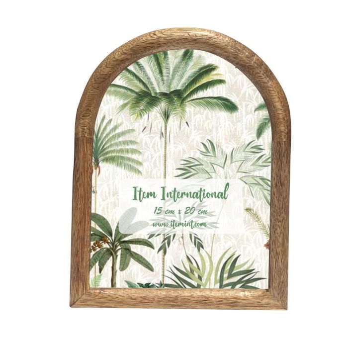 DKD Home Decor Marco Foto National 24b 15x20 Tropical Natural Mango y Cristal 22x17x2 cm