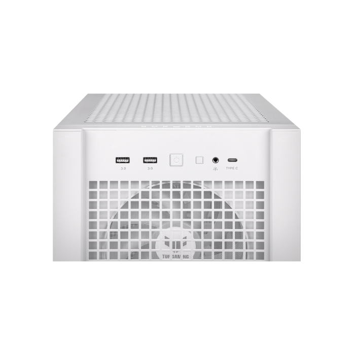 ASUS TUF Gaming GT302 ARGB Midi Torre PC Blanco - 90DC00I3-B19000 - Compatible con EATX, ATX, micro ATX, Mini-ITX, Ventiladores 3x140mm, Iluminación RGB 18