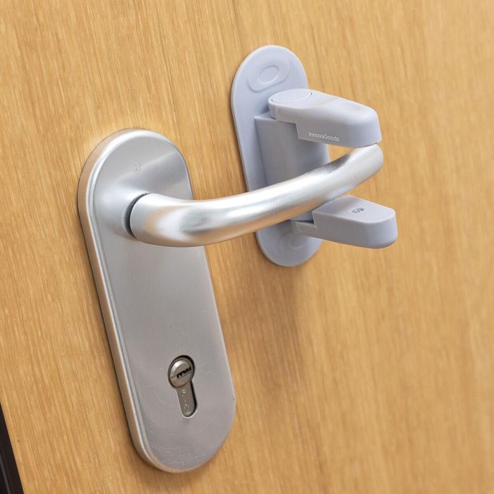 Bloqueo de Seguridad para Puertas Dlooky InnovaGoods 2 Unidades 12 Bloqueo de Seguridad para Puertas Dlooky InnovaGoods 2 Unidades 12