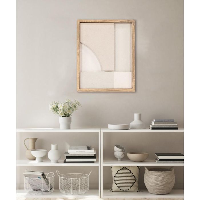 Cuadro Scandi DKD Home Decor Beige Blanco 3.8 x 50 x 40 cm (2 Unidades) 3 Cuadro Scandi DKD Home Decor Beige Blanco 3.8 x 50 x 40 cm (2 Unidades) 3