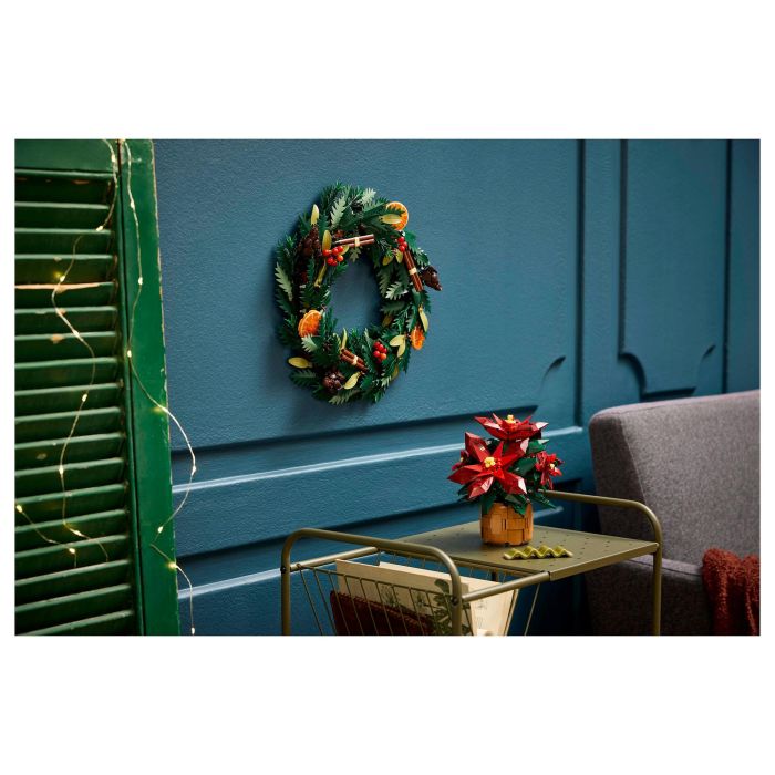 LEGO 10370 Icons Flor de Pascua, Juego Construcción 608 Piezas, 18+ Años 25