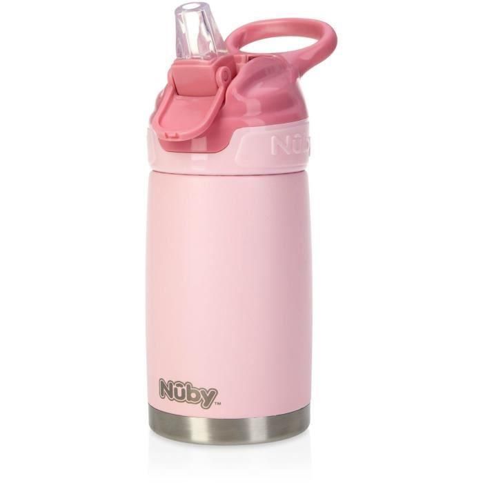 Nuby NUB0039175805622 Botella térmica 300 ml de acero inoxidable en color rosa 1 Nuby NUB0039175805622 Botella térmica 300 ml de acero inoxidable en color rosa 1