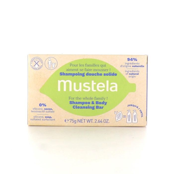 Mustela Champú Sólido Cabello y Cuerpo 75g