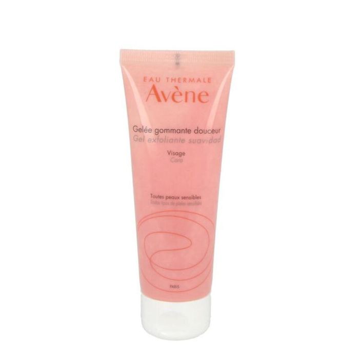 Avène Gel Exfoliante Facial Suave con Agua Termal, Niacinamida y Efecto Peeling. Calma y Purifica Pieles Sensibles 75 ml