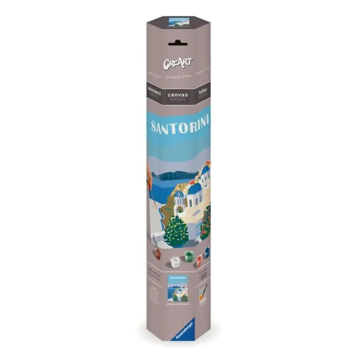 Ravensburger Pintura por Números CreArt Lienzo Santorini 30x40 cm para Adultos Actividad Creativa Relajante 23906 3