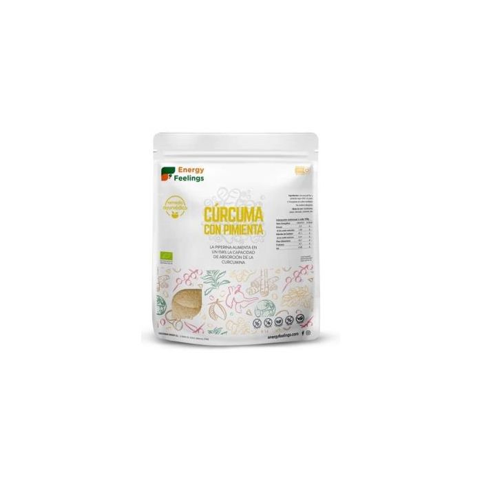 Curcuma Con Pimienta Polvo 1Kg. Eco Vegan Sg