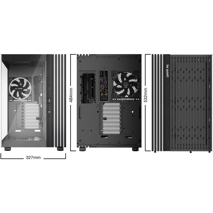 Be Quiet! Light Base 900 FX Negra Torre PC Full Tower con Iluminación RGB, Ventana Lateral y Panel Frontal de Malla para Juego 1