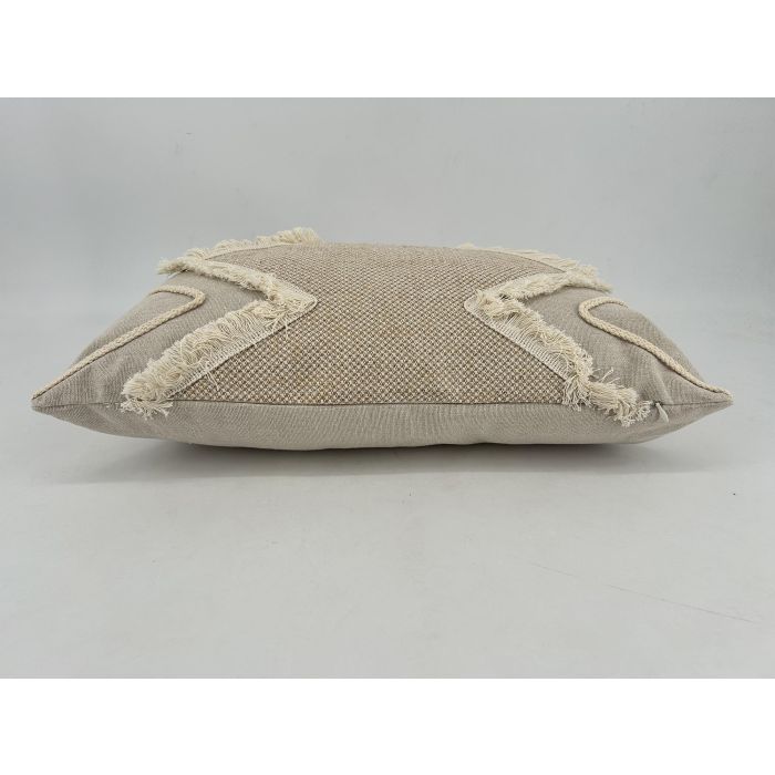 Cojin Boho DKD Home Decor Beige Natural 50 x 30 cm (2 Unidades) 5 Cojin Boho DKD Home Decor Beige Natural 50 x 30 cm (2 Unidades) 5