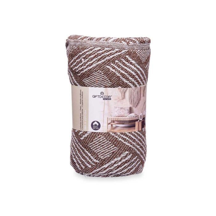 Multiuso Jacquard Marron 180 X 220 Cm Surtidos Giftdecor (8 Unidades) 2 Multiuso Jacquard Marron 180 X 220 Cm Surtidos Giftdecor (8 Unidades) 2