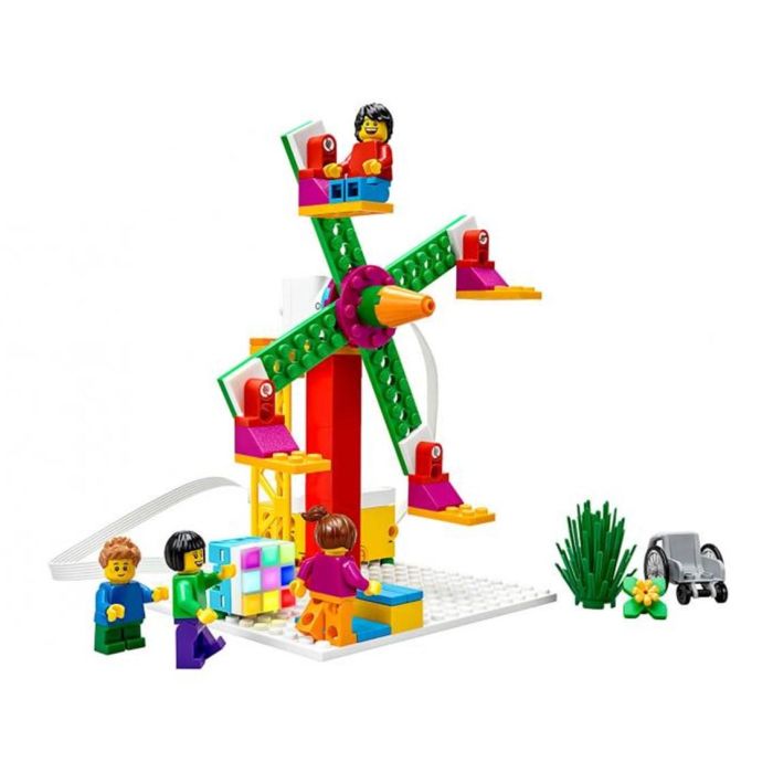 LEGO Education SPIKE Essential Set de 449 Piezas para Aprendizaje STEAM, 4 Minifiguras, Hub Inteligente, Motores, Sensor de Color y Caja de Almacenamiento LEGO Education SPIKE Essential Set de 449 Piezas para Aprendizaje STEAM, 4 Minifiguras, Hub Inteligente, Motores, Sensor de Color y Caja de Almacenamiento