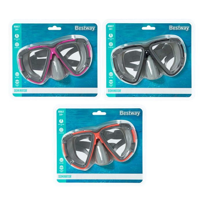 Bestway Mascara Buceo Infantil Correa Anatomica Color Surtido +3 Años Playa y Piscina 22048 3 Bestway Mascara Buceo Infantil Correa Anatomica Color Surtido +3 Años Playa y Piscina 22048 3