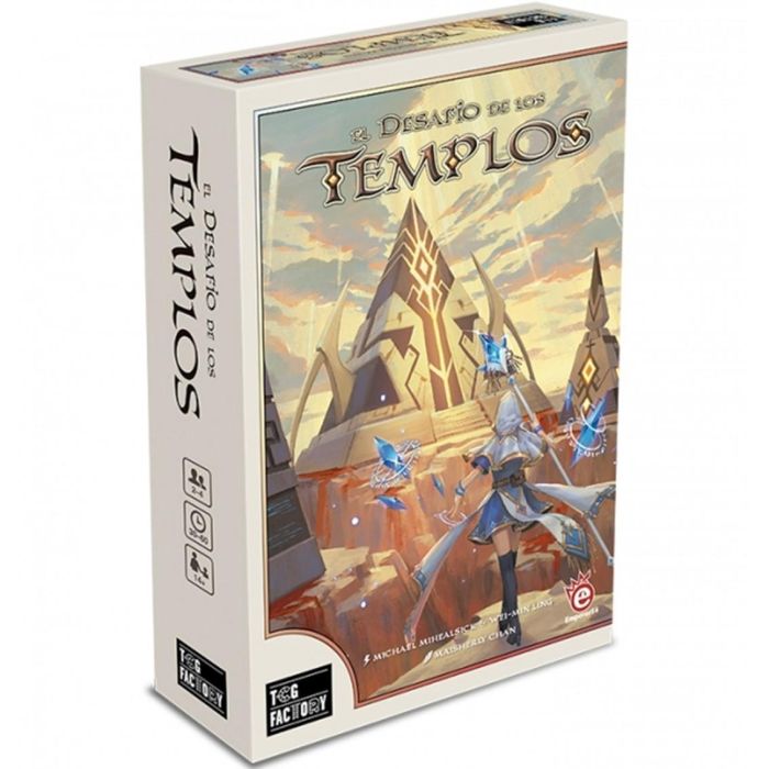 Juego de Mesa El Desafío de los Templos - Eurogame de Magia y Estrategia para 2-4 Jugadores, Edad 14+