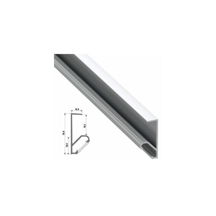 Perfíl Aluminio Tipo Q18 2,02M 1 Perfíl Aluminio Tipo Q18 2,02M 1