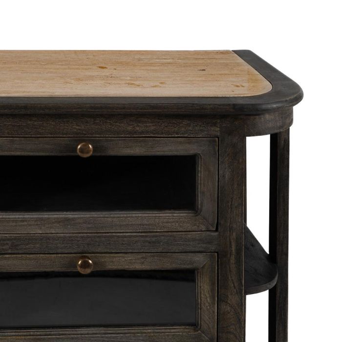 Aparador Mármol/Madera Cocina 155 X 51 X 88 cm