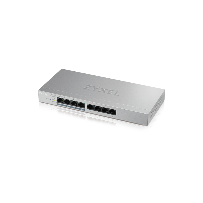 Zyxel Switch GS1200-8HP v2 Gestionado 8 Puertos Gigabit Ethernet con PoE, QoS y Web Management