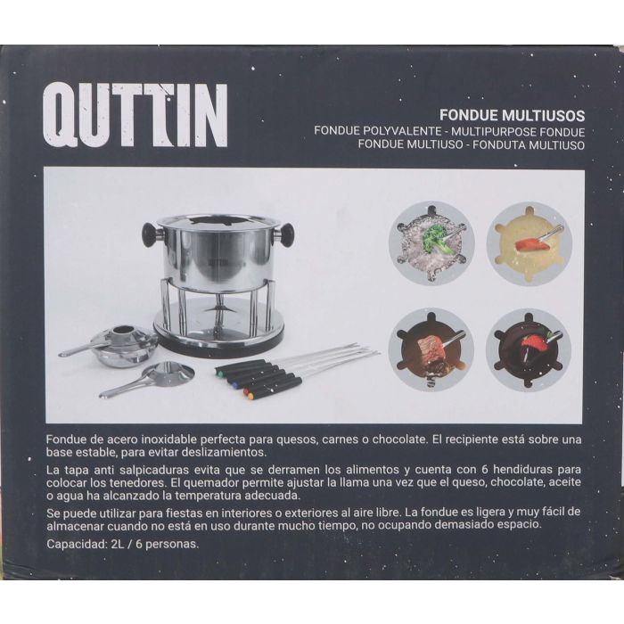 Quttin Fondue Multiusos 2L para 6 Personas (6 Unidades) 3