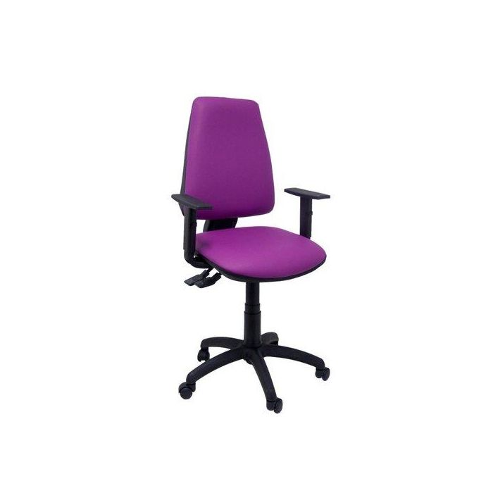 Silla Piqueras Y Crespo Elche S Brazos Regulables Mecanismo Sincro De Doble Maneta Gran Confortabilidad Regulable En Altura Asiento Y Respaldo Tapizado Similpiel Morado