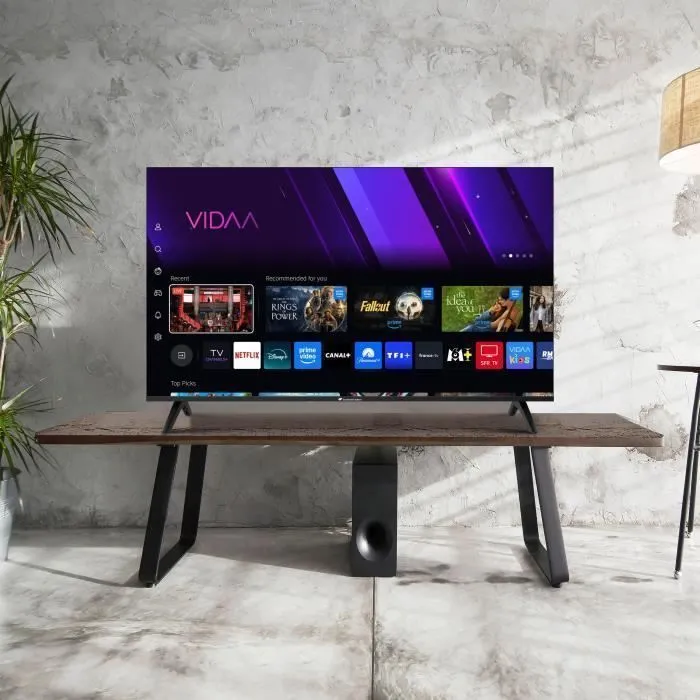 Continental Edison Televisor LED QLED 50" (127 cm) 3 HDMI 2 USB Negro CELED50SVQLD25B6