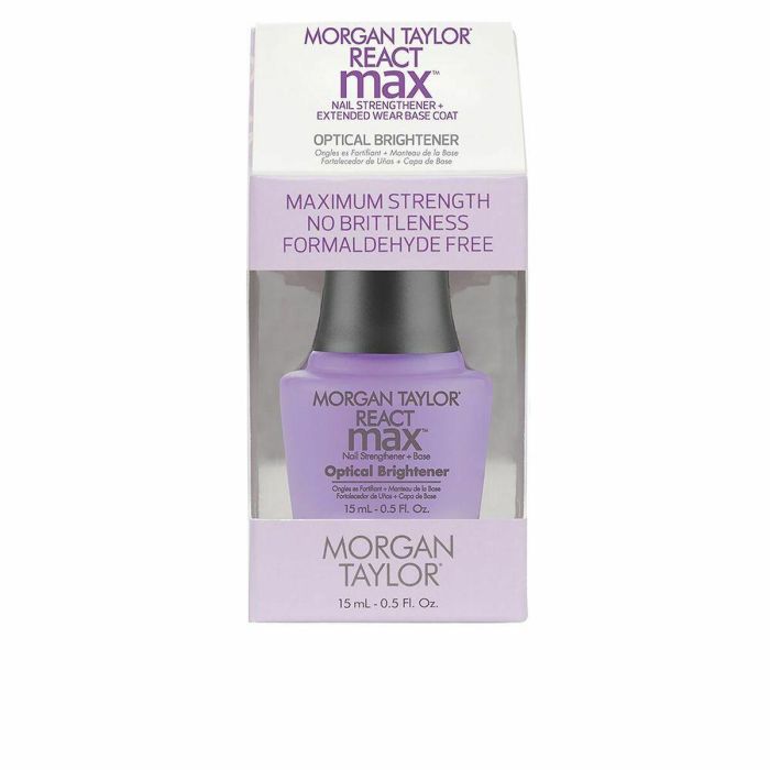 Morgan Taylor React Max Optical Nail Strengthener + Base 15 mL