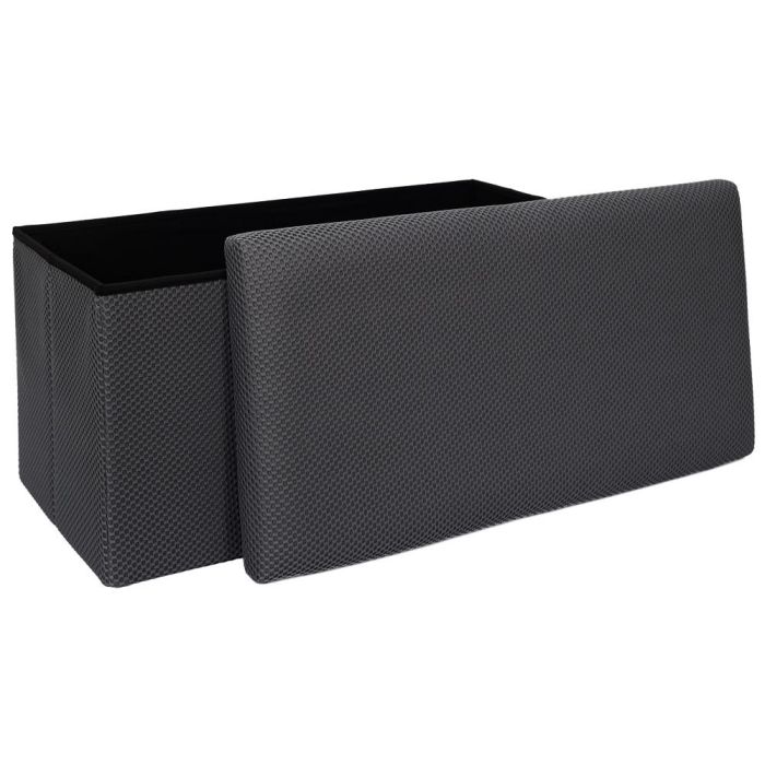 Banco-Puf Plegable Atom Gris Home Deco Factory 2 Banco-Puf Plegable Atom Gris Home Deco Factory 2
