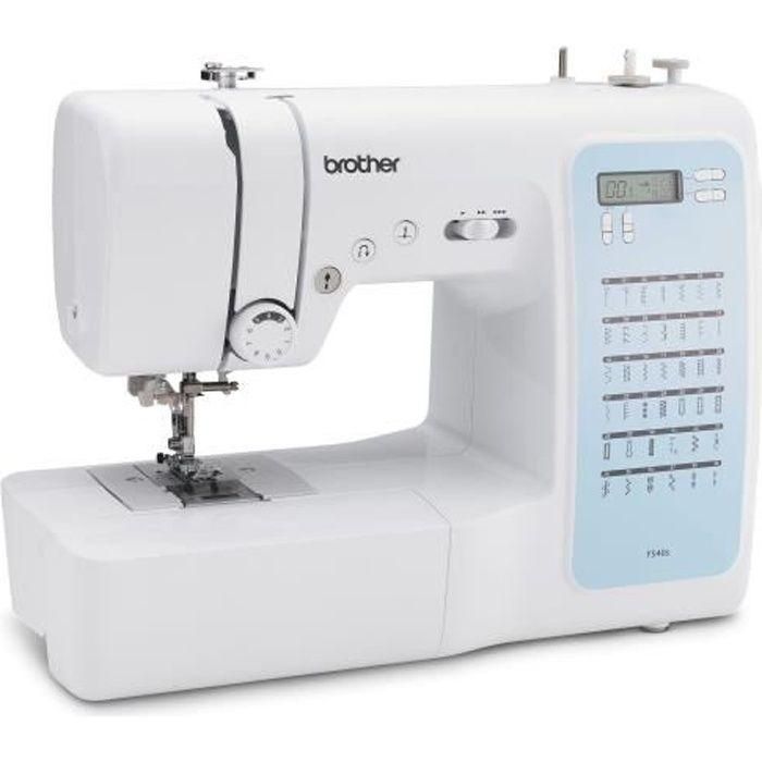 Máquina de coser electrónica BROTHER FS40s-40 puntadas-Sistema de enhebrado de agujas-Pantalla LCD-Teclas de selección-Brazo libre Máquina de coser electrónica BROTHER FS40s-40 puntadas-Sistema de enhebrado de agujas-Pantalla LCD-Teclas de selección-Brazo libre