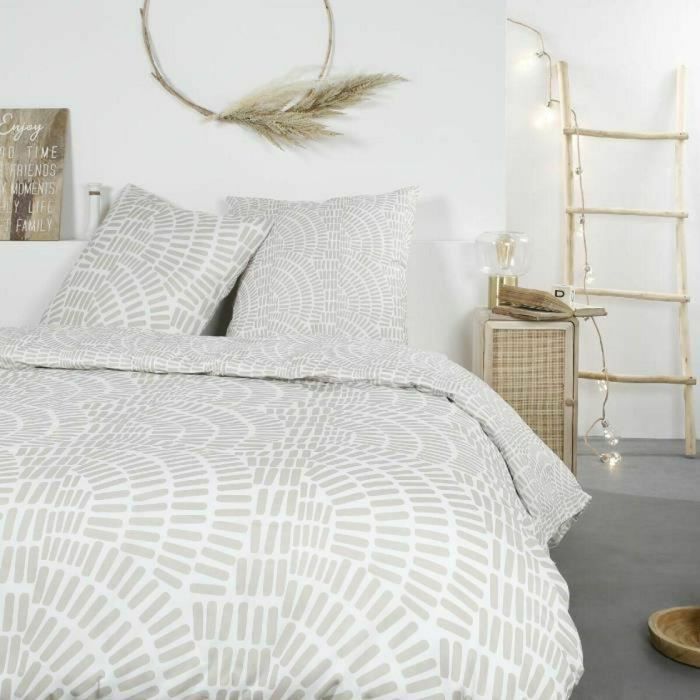 Today Mawira Juego Ropa Cama - Funda Nórdica 240x220 cm, 2 Almohadas 63x63 cm - 100% Algodón - Estampado Étnico Beige 2 Today Mawira Juego Ropa Cama - Funda Nórdica 240x220 cm, 2 Almohadas 63x63 cm - 100% Algodón - Estampado Étnico Beige 2