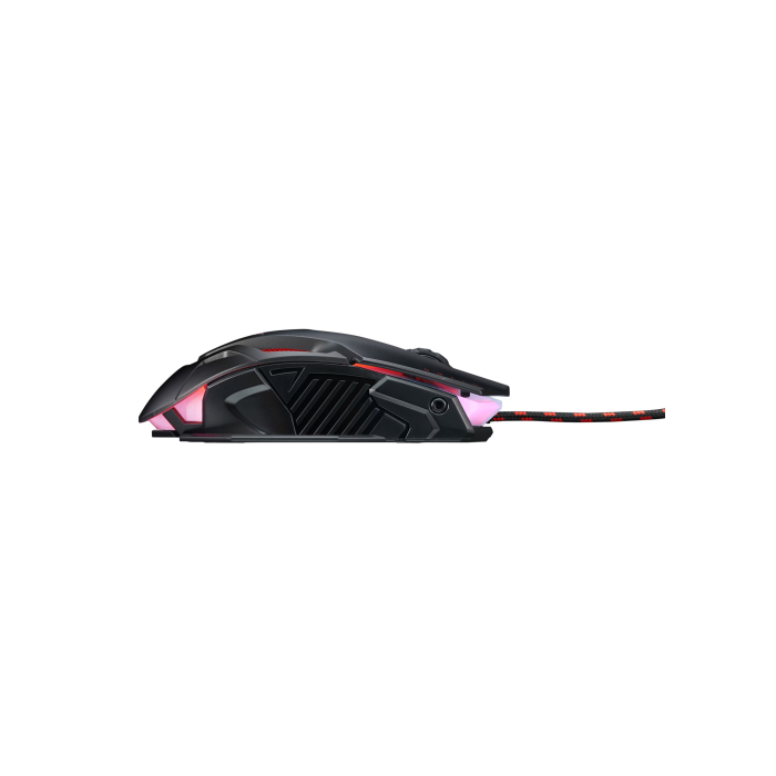 Acer Ratón Gaming Nitro Nmw200 Negro, Óptico 7200 DPI, 6 Botones, Retroiluminación LED 7 Colores, Cableado USB 4