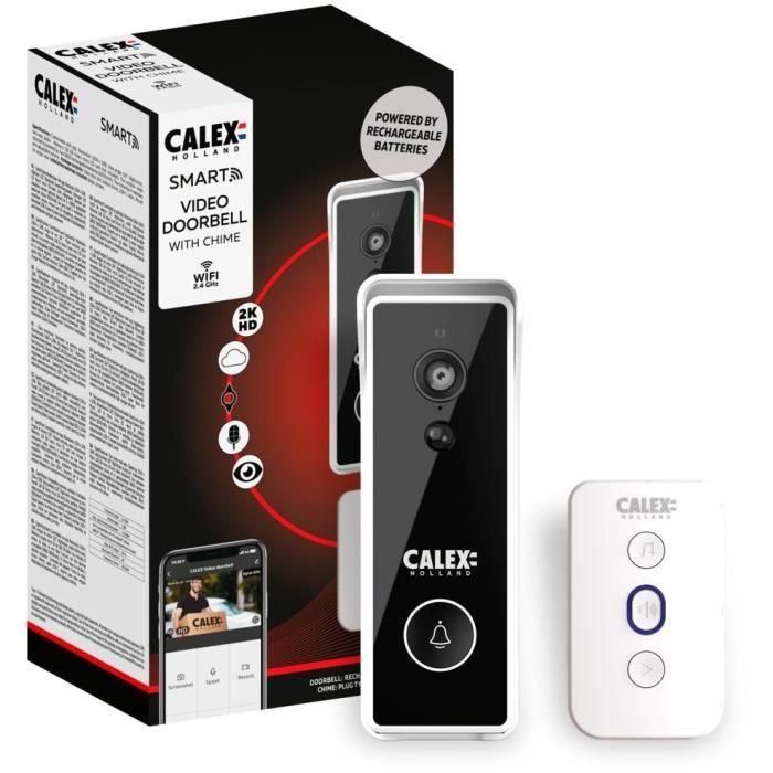 Calex CAL8712879157052 Timbre con vídeo inteligente a batería, incluye timbre interior, sin tarjeta SD 2 Calex CAL8712879157052 Timbre con vídeo inteligente a batería, incluye timbre interior, sin tarjeta SD 2