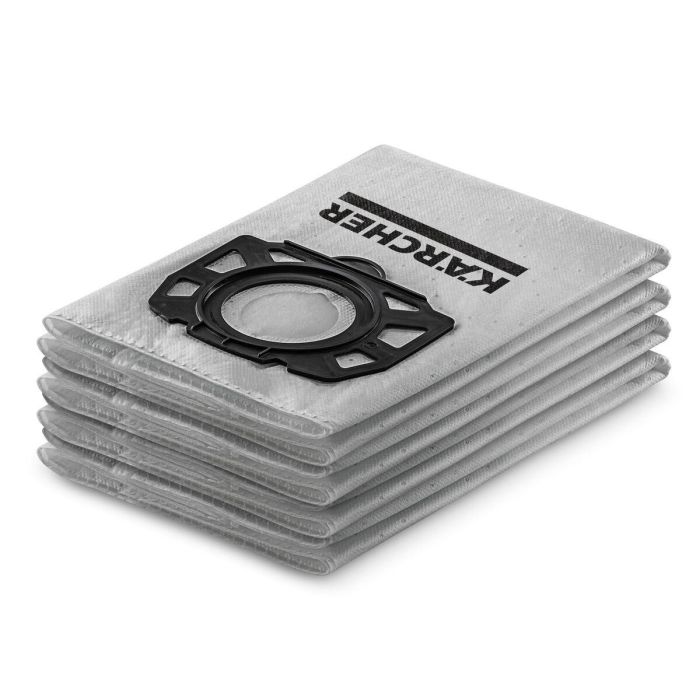 Karcher 2.863-355.0 Bolsa de Filtro Algodón KFI 489 para Aspiradoras WD/KWD 4-5-6 Renovation (Paquete de 4) 1