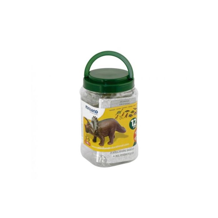 Miniland Juego de 12 Figuras de Dinosaurios 0 Miniland Juego de 12 Figuras de Dinosaurios 0