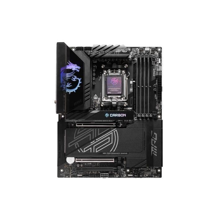 MSI MPG X870E CARBON WiFi Placa Base ATX para AMD Zócalo AM5 X870E, Wi-Fi 7, Bluetooth 5.4, DDR5 hasta 256GB, 2.5 Gigabit LAN 1 MSI MPG X870E CARBON WiFi Placa Base ATX para AMD Zócalo AM5 X870E, Wi-Fi 7, Bluetooth 5.4, DDR5 hasta 256GB, 2.5 Gigabit LAN 1
