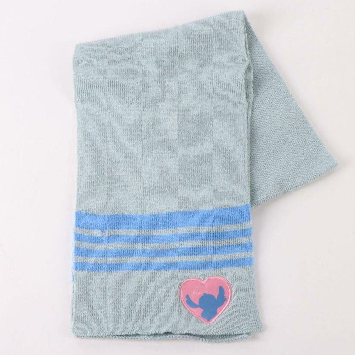 Gorro, Bufanda y Guantes Stitch Azul claro 3 Piezas 5