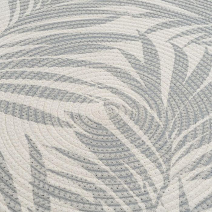 Alfombra Blanco Gris 90 x 90 x 0,5 cm 2