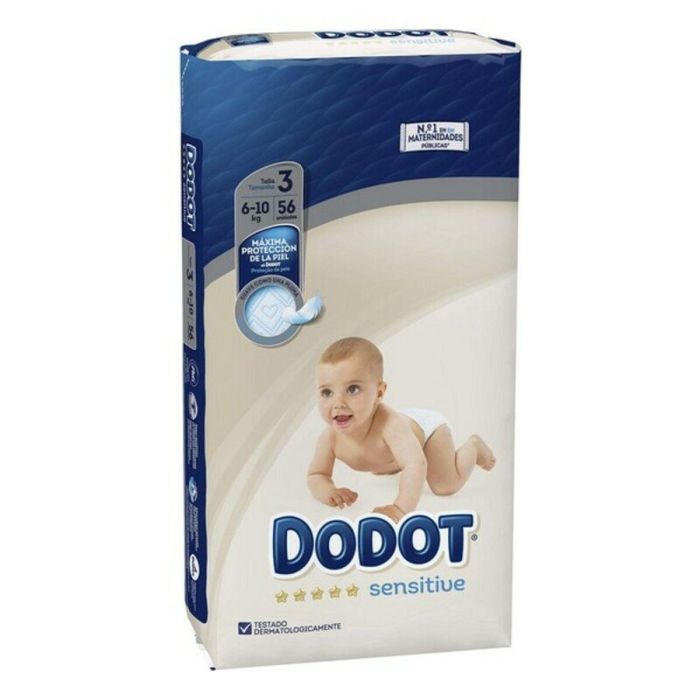 Dodot Sensitive Talla 3 Pañales 6-10 kg 1