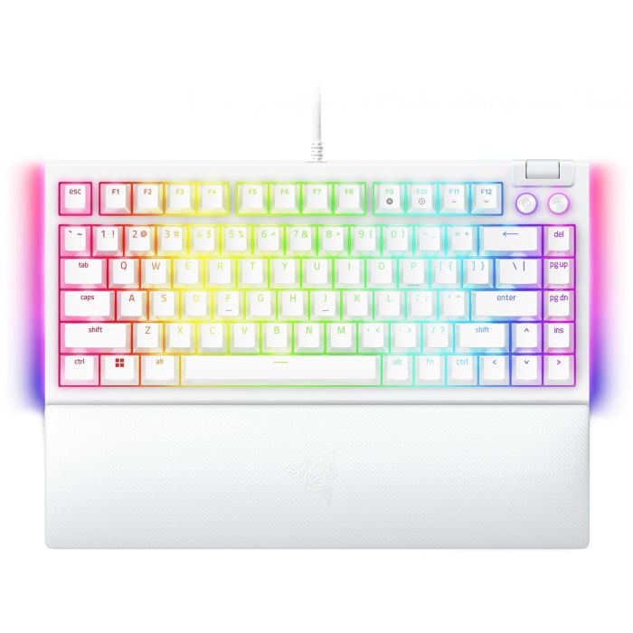 Razer RZ03-05001700-R3M1 BlackWidow V4 Teclado Mecánico para Gaming - 75% Retroiluminado USB-C, Switch Razer Mecánico, Blanco (USA) 0 Razer RZ03-05001700-R3M1 BlackWidow V4 Teclado Mecánico para Gaming - 75% Retroiluminado USB-C, Switch Razer Mecánico, Blanco (USA) 0