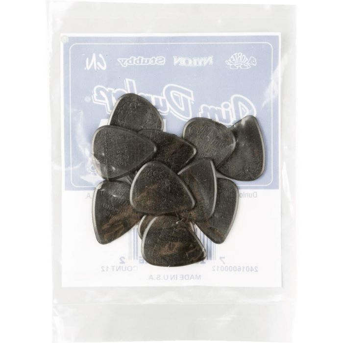 Dunlop Púas Adamas Graphite Pack 12 Unidades 2 Mm 4 Dunlop Púas Adamas Graphite Pack 12 Unidades 2 Mm 4