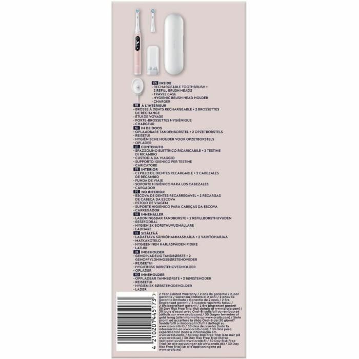 Oral-B ORA1737996527152 Cepillo de dientes eléctrico Serie iO6n Rosa Arena 3