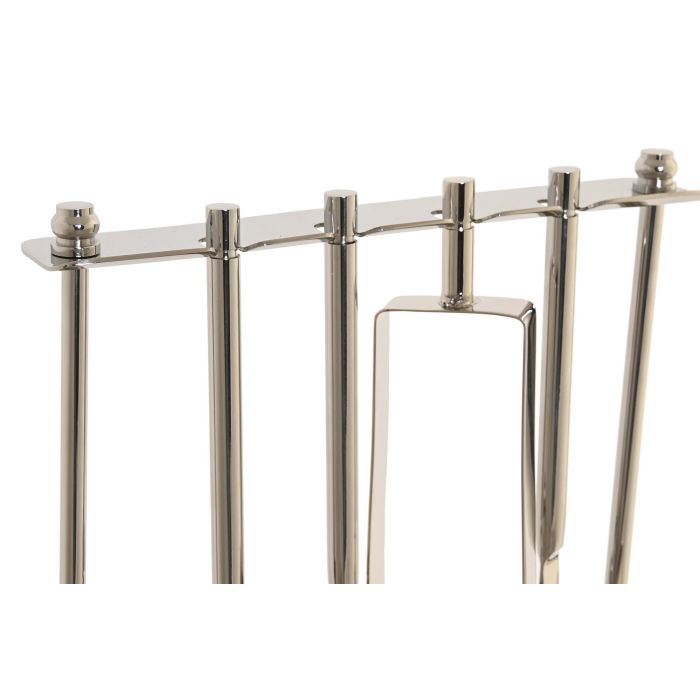 DKD Home Decor Set de 4 Accesorios de Cóctel Glam Inox Acacia Plateado Natural 9x30x25.5 cm 2 DKD Home Decor Set de 4 Accesorios de Cóctel Glam Inox Acacia Plateado Natural 9x30x25.5 cm 2
