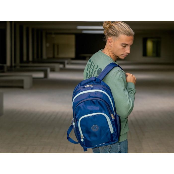 Mochila Antartik Multibolsillo 19 L Compartimento Para Portatil Y Tablet Color Azul Marino 450 X 160 X 300 mm 10