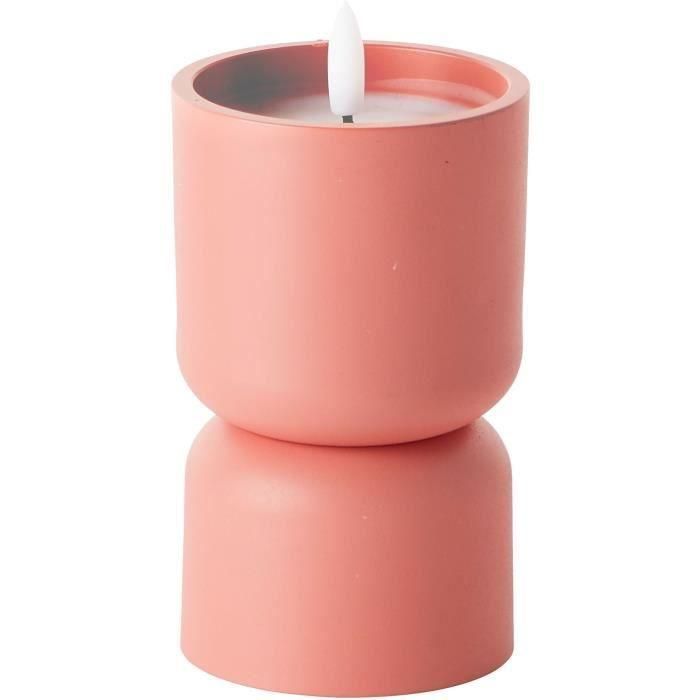 Lámpara de mesa para exterior - BRILLIANT - LOVERE - Forma de vela - Plástico - 3 W - Terracota 1 Lámpara de mesa para exterior - BRILLIANT - LOVERE - Forma de vela - Plástico - 3 W - Terracota 1