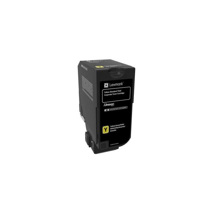 Lexmark Tóner 74C2SYE Amarillo Original Rendimiento Estándar para CS720 CS725 CX725 7000 Páginas